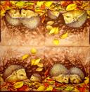 022 Animals Autumn - 3-ply (brown) - Ihr